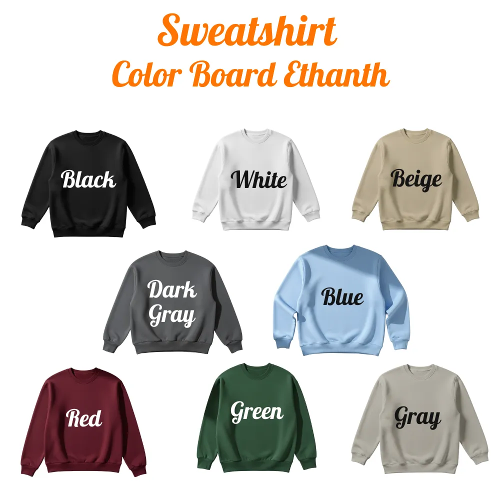 Black Cat Halloween Embroidered Sweatshirt